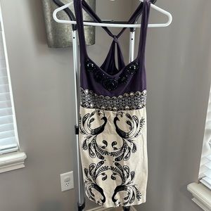 Free people tunic. Shade and heading detail.. size 4